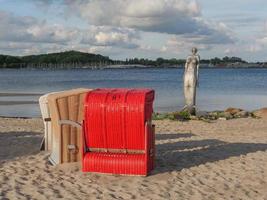 the city of Eckernfoerde at the baltic sea photo