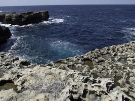 the island of gozo on the mediterranean sea photo