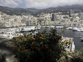 monaco at the mediterranean sea photo