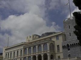 monaco at the mediterranean sea photo