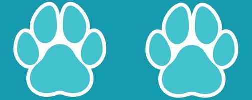 Animal paw sticker vector file