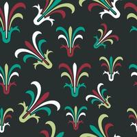 colorful floral seamless pattern perfect for background or wallpaper vector
