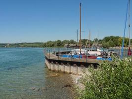 Meersburg at the lake constance in germany photo