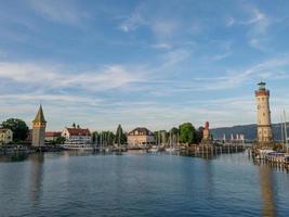 lindau at the lake constance in germany photo