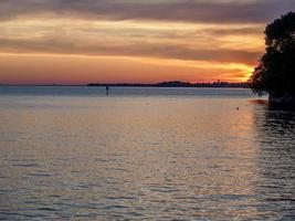 lindau at the lake constance in germany photo