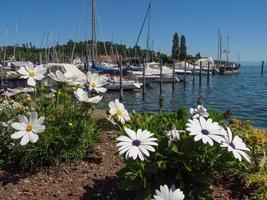 Meersburg at the lake constance in germany photo