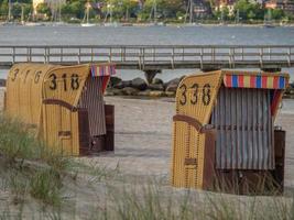 the city of Eckernfoerde at the baltic sea photo