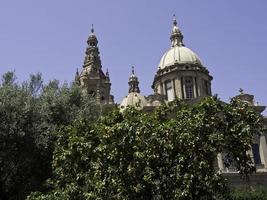 The city of Barcelona in spain photo