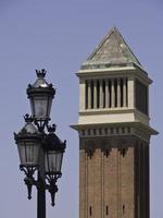 The city of Barcelona in spain photo