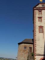 The city of Wuerzburg at the river main photo