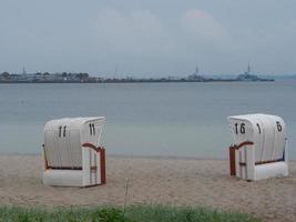 the city of Eckernfoerde at the baltic sea photo