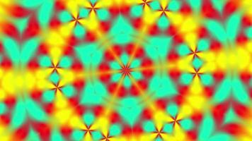 Colorful kaleidoscope motion animation