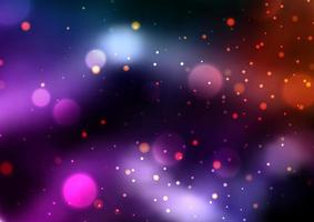 Fondo de luces de colores bokeh vector