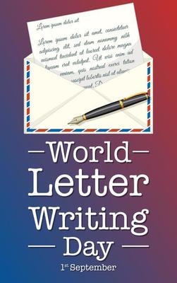 World Letter Writing Day Poster Design