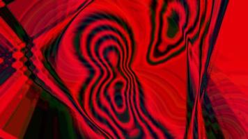 animação de rotação de padrão de contorno de zebra vermelho e preto video