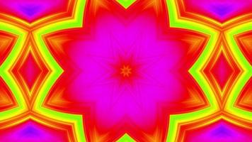 Red and yellow colorful abstract animation video