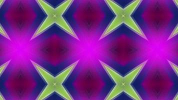 Kaleidoscopic pattern of gradient color ink background video