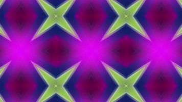 Kaleidoscopic pattern of gradient color ink background video