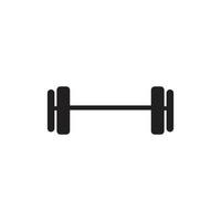 gym icon white bacground for apps and web vector