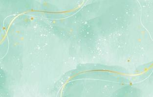 Abstract Watercolor Mint Green Background vector