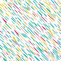Seamless pattern, chaotic multicolored freehand lines, elongated spots on a white background.