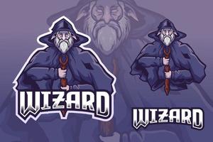 Wizard Mascot Logo for E-Sport