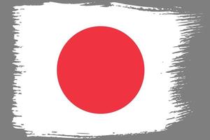 bandera nacional de japón vector