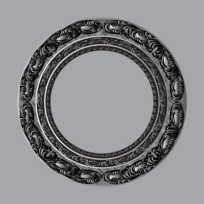 Circle metal frame