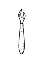 Sewing tool, craft and hobby item, vector illustration.