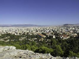 la ciudad de atenas en grecia foto