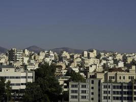 The city of Athens in greece photo