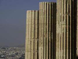 la ciudad de atenas en grecia foto