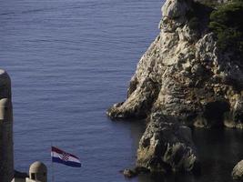 la ciudad de dubrovnik en croacia foto