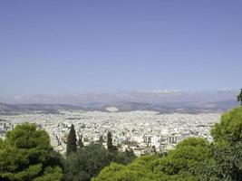 la ciudad de atenas en grecia foto