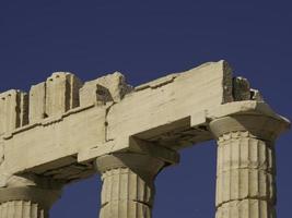 la ciudad de atenas en grecia foto