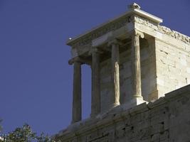 la ciudad de atenas en grecia foto