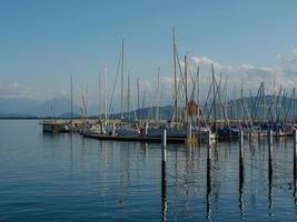 the city of Lindau at the lake constance photo