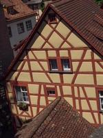 meersburg en el lago de constanza en alemania foto