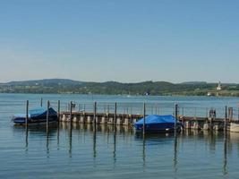 Meersburg at the lake constance in germany photo