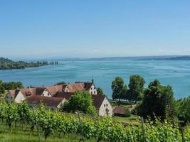 Meersburg at the lake constance in germany photo