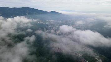 Aerial view Paya Terubong and Ayer Itam video