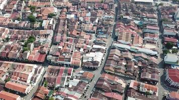 Aerial view Georgetown heritage house. video