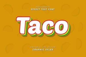 3D text effect sticker vector