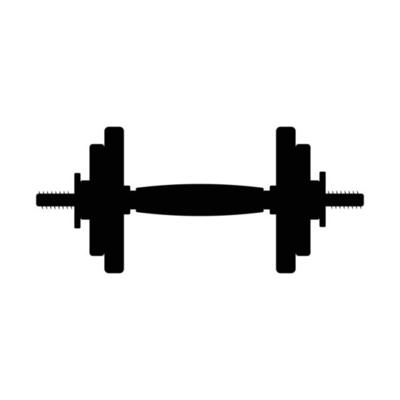 Dumbbell Silhouette Vector Art, Icons, and Graphics for Free Download