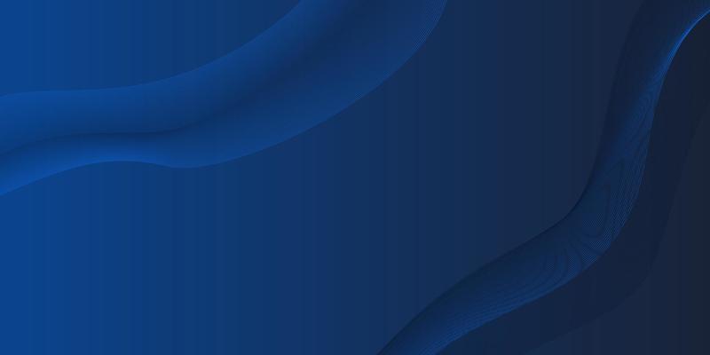 Dark blue abstract background with wave lines. 3d background.