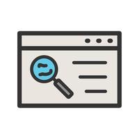 Quality Assurance Filled Line Icon vector