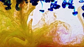 Abstract Colors Ink Is Spreading in Water video