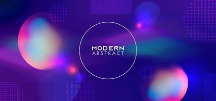 Trendy gradient with dynamic geometric shapes background. Vector eps 10. Modern fluid style