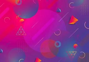 Geometric abstract background with trendy decoration vector