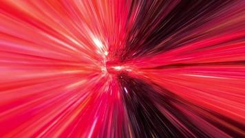 boucle abstraite tunnel de distorsion de vitesse hyperespace rouge foncé video